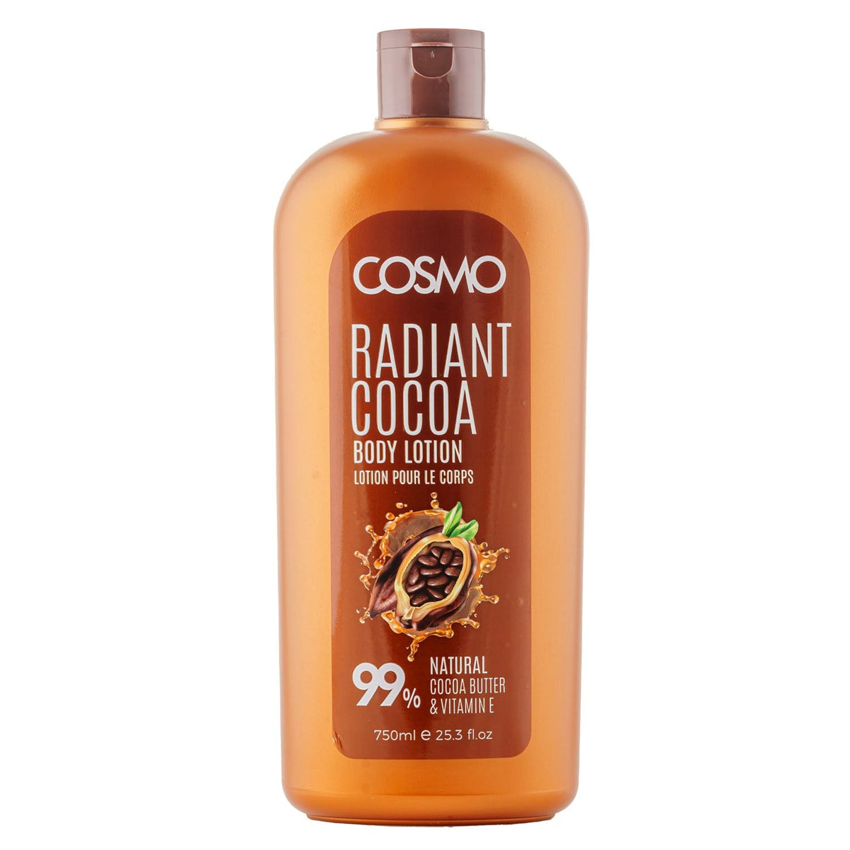 Radiant Cocoa Body Lotion 99% Natural 750ML