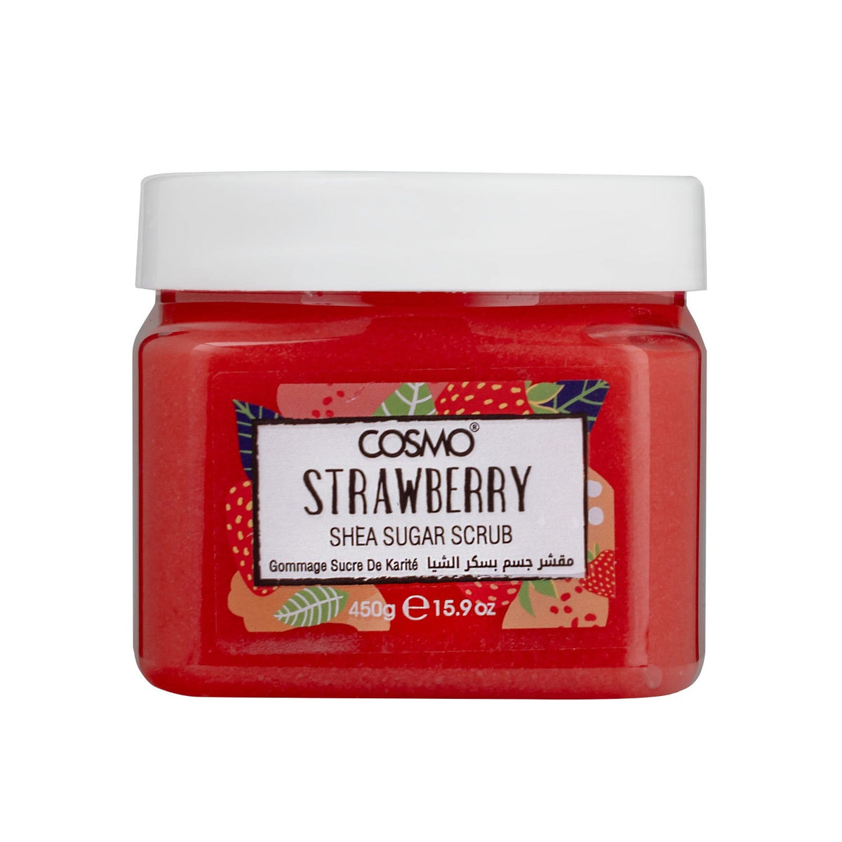 Body Shea Sugar Scrub Strawberry 450G