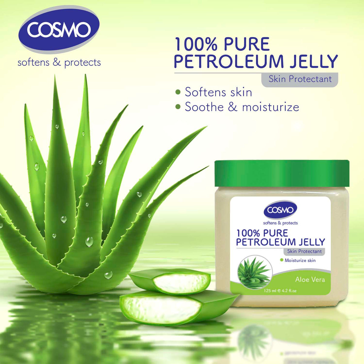 Aloe Vera 100% Pure Petroleum Jelly 125ML product image 2