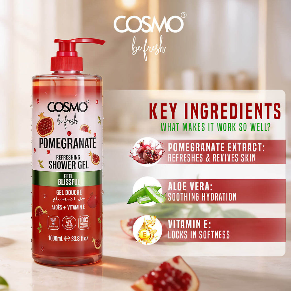 Be Fresh Pomegranate Shower Gel 1000ML product image 5