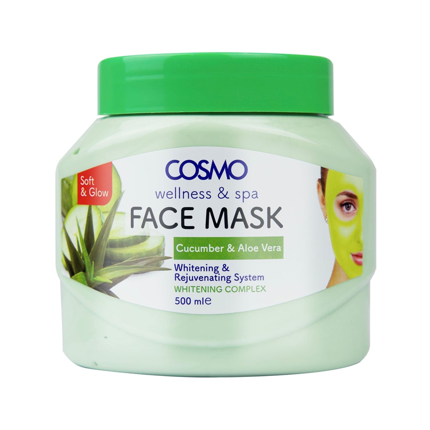 Face Mask Cucumber & Aloe Vera 500ML