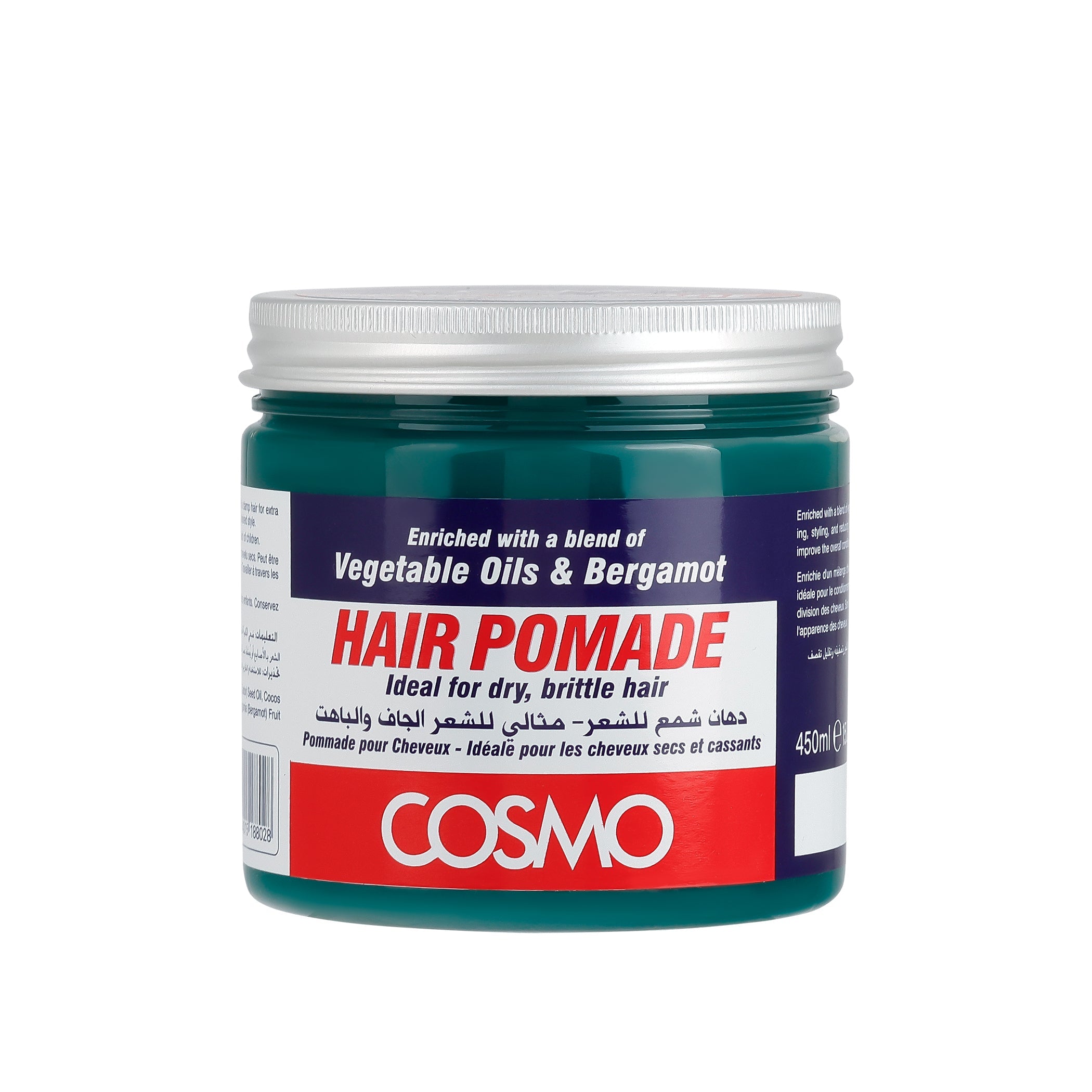 Hair Pomade with Vegetable Oils & Bergamot 450ML product image