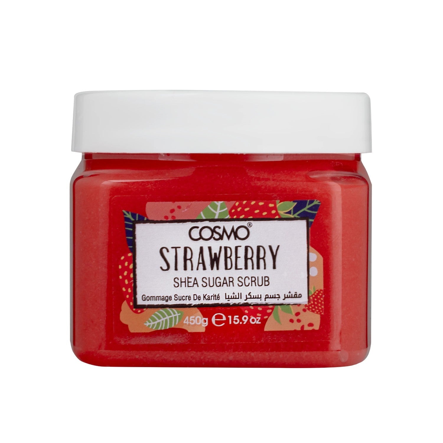 Body Shea Sugar Scrub Strawberry 450G
