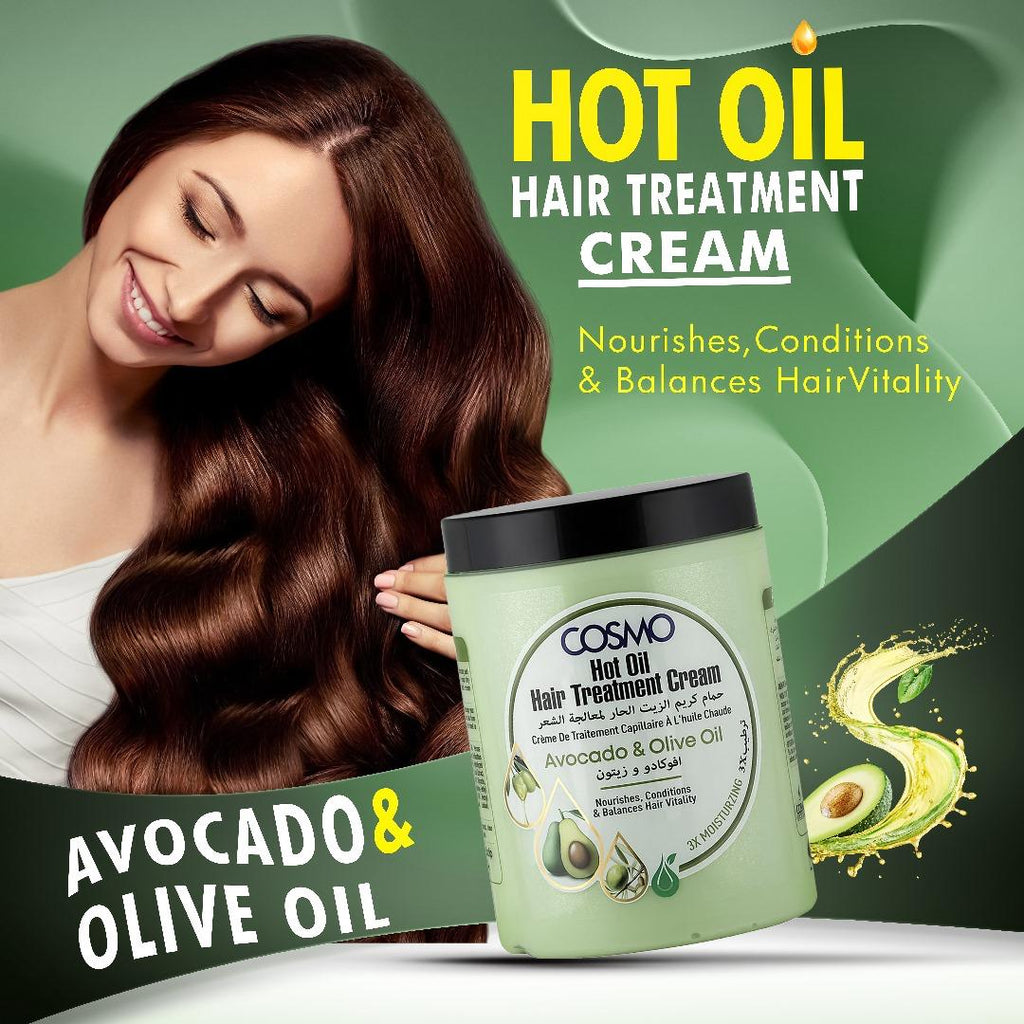 Hot Oil Hair Treatment Cream Olive Oil 1000ML