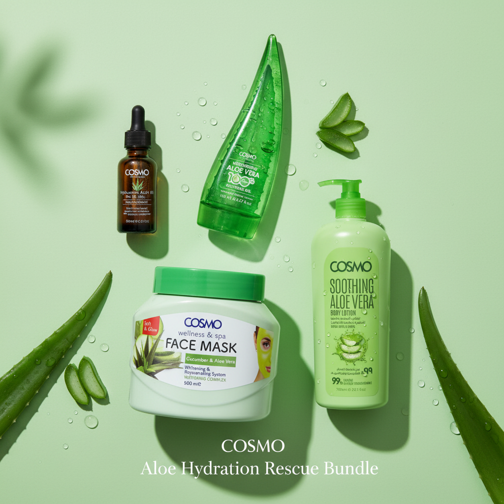 Cosmo Aloe Hydration Rescue Bundle