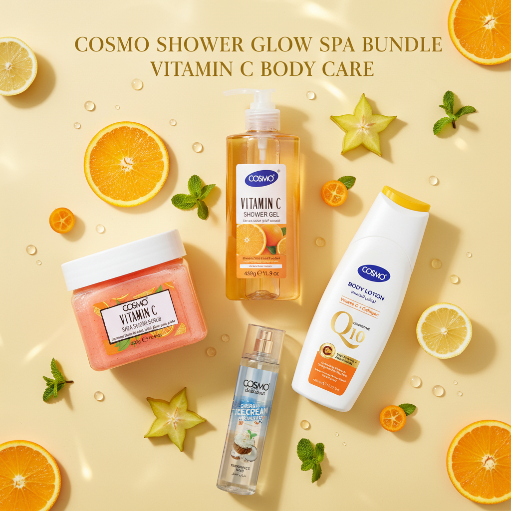 Cosmo Shower Glow Spa Bundle
