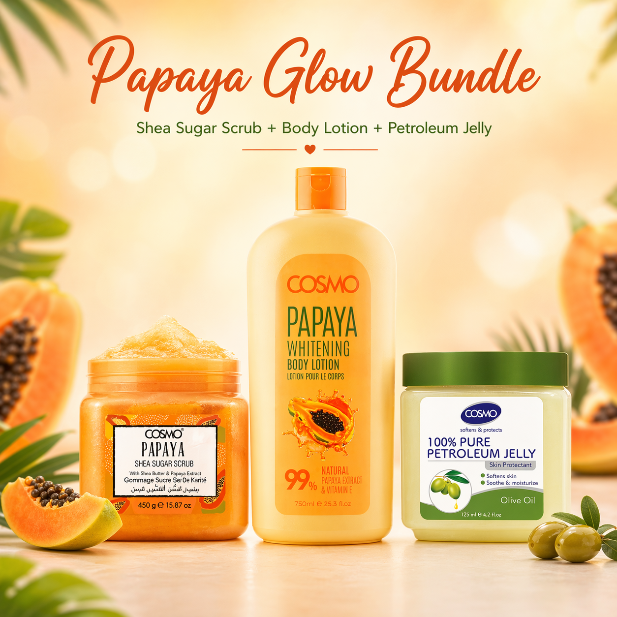 Cosmo Papaya Soft Skin Bundle - GVS Cosmo UK