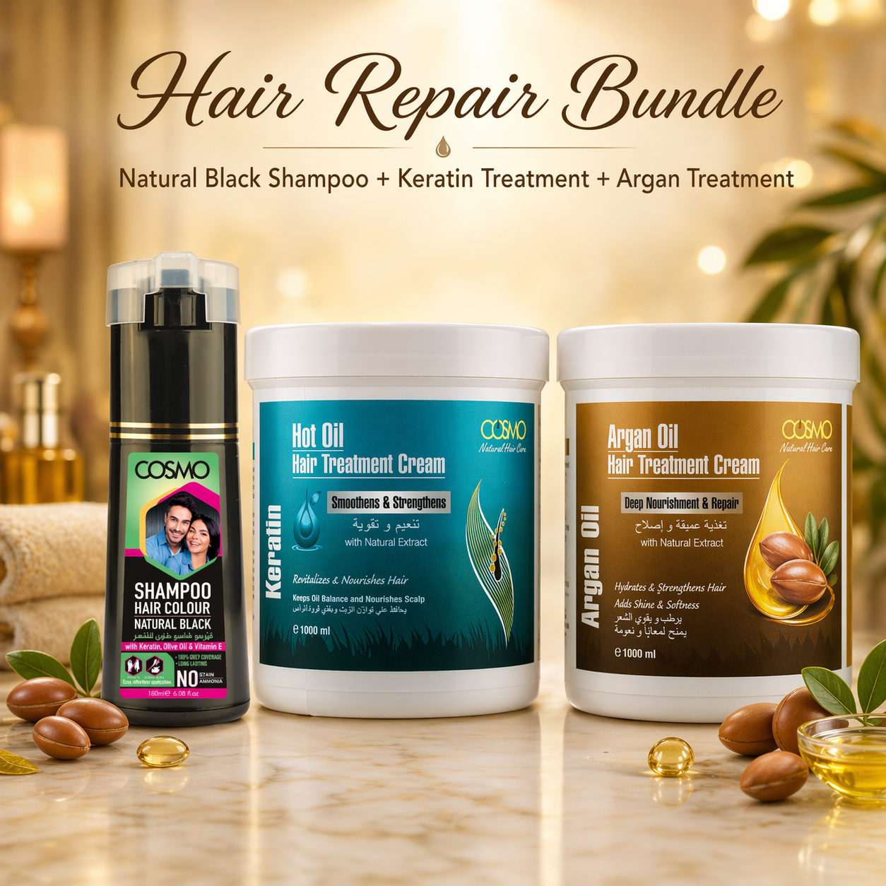 Cosmo Hair Repair & Colour Bundle - GVS Cosmo UK