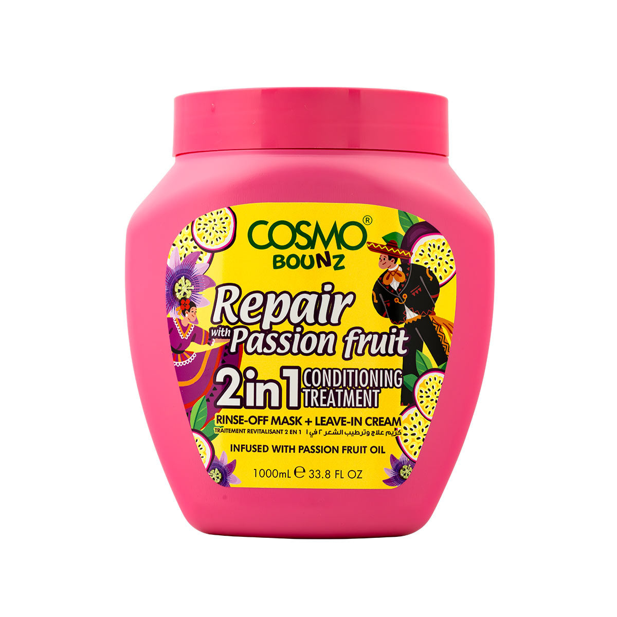 Bounz Repair With Passion Fruit 2 In 1 Conditioning Treatment 1000ML product image